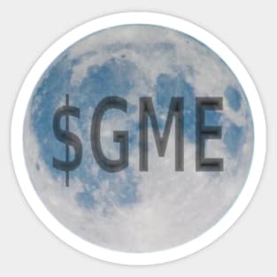 $GME Memestock is Moonstock, Stonks Sticker